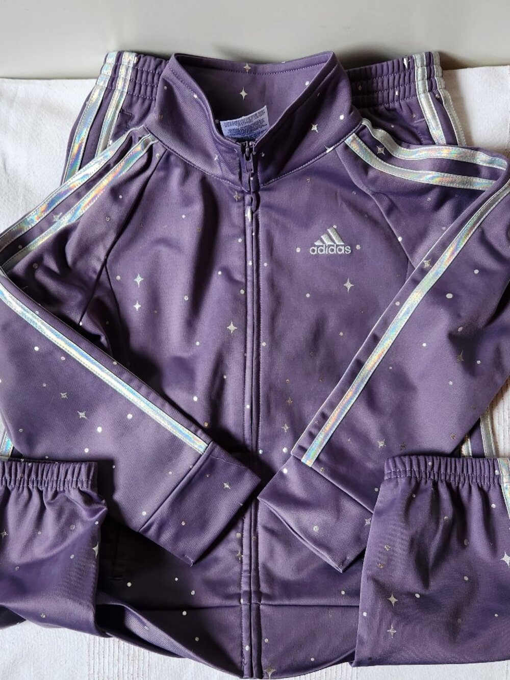 Adidas Kids Essential Tricot 2 Piece Set Purple Toddler Kids Size 6